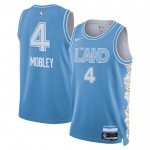 Maillot NBA Cleveland Cavaliers Evan Mobley Nike 2024-25 City Edition Bleu Swingman - Homme